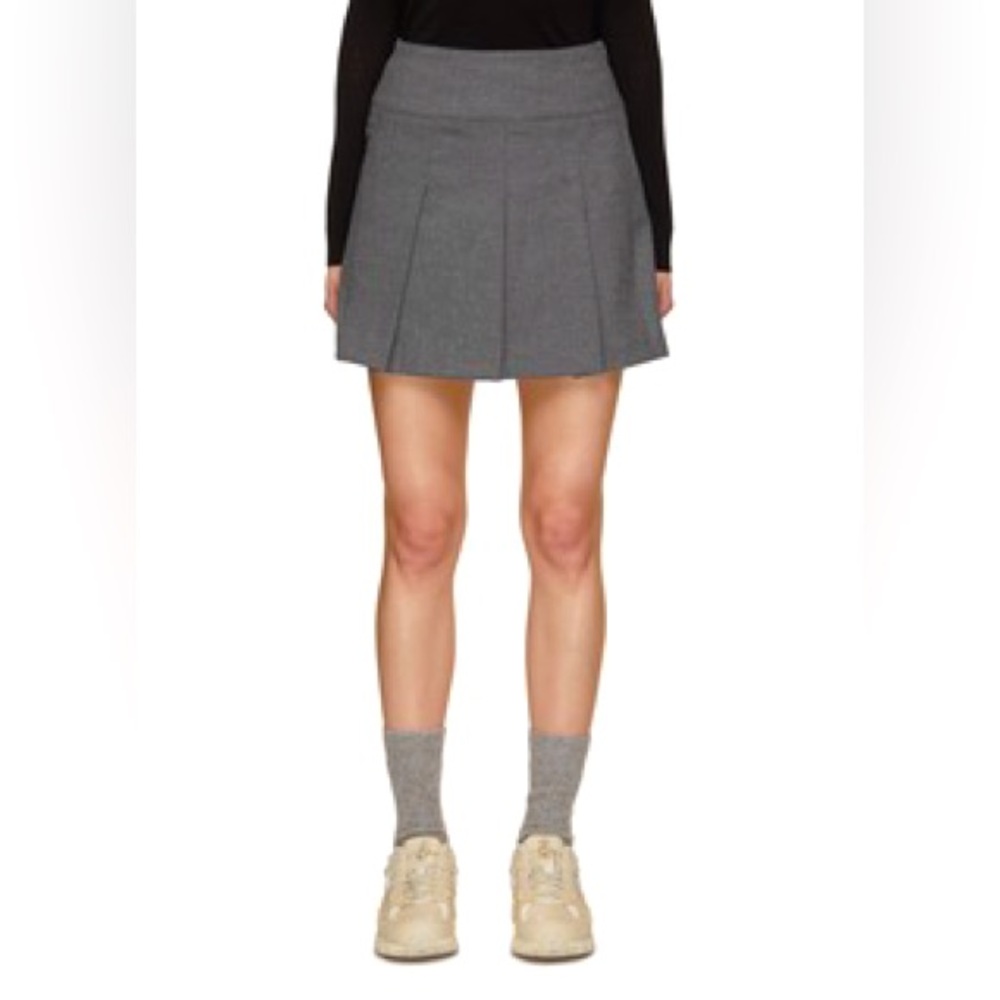 Zara grey pleated scuba Skort